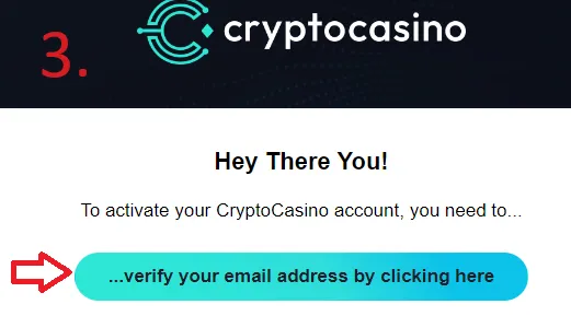 CryptoCasino Registration 3