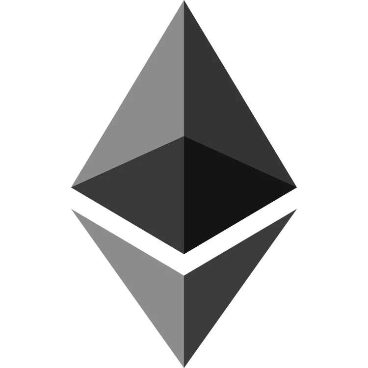 Ethereum Logo mit Verlinkung DE