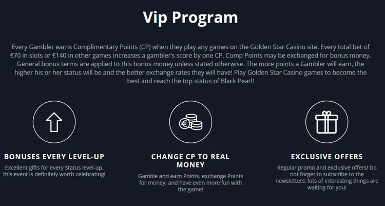 Golden Star VIP Program