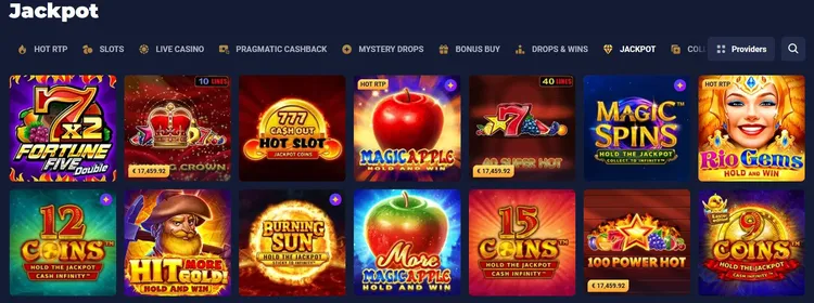 Joo Casino Jackpot Games