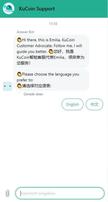 Kucoin Livechat