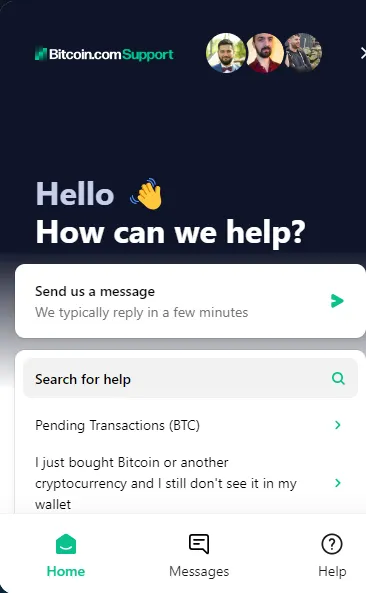 bitcoin.com Support