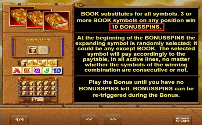Book of Aztec Free Spins