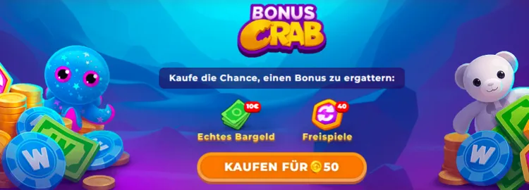 Wazamba Bonus Crab